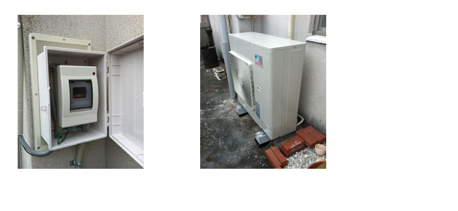 エアコン用動力配線工事